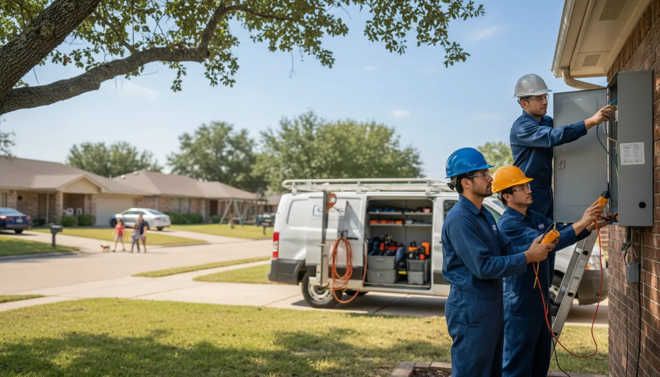 Certified electrician providing emergency electrical services in Alvada, OH